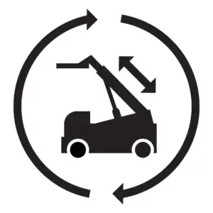Roterende Teleskoptruck